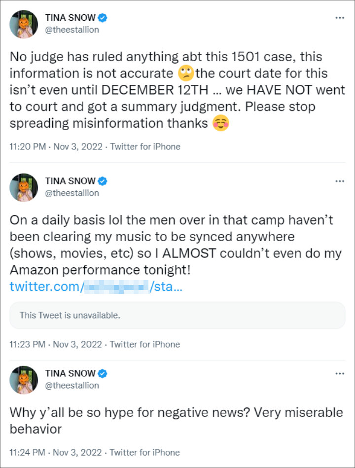 Megan Thee Stallion via Twitter