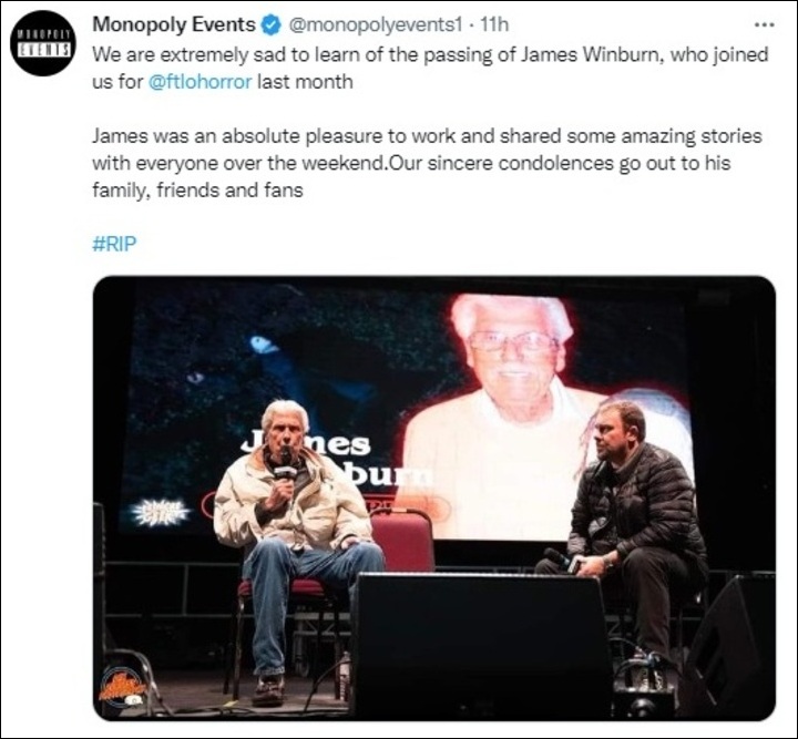 Monopoly Event paid tribute to James Winburn