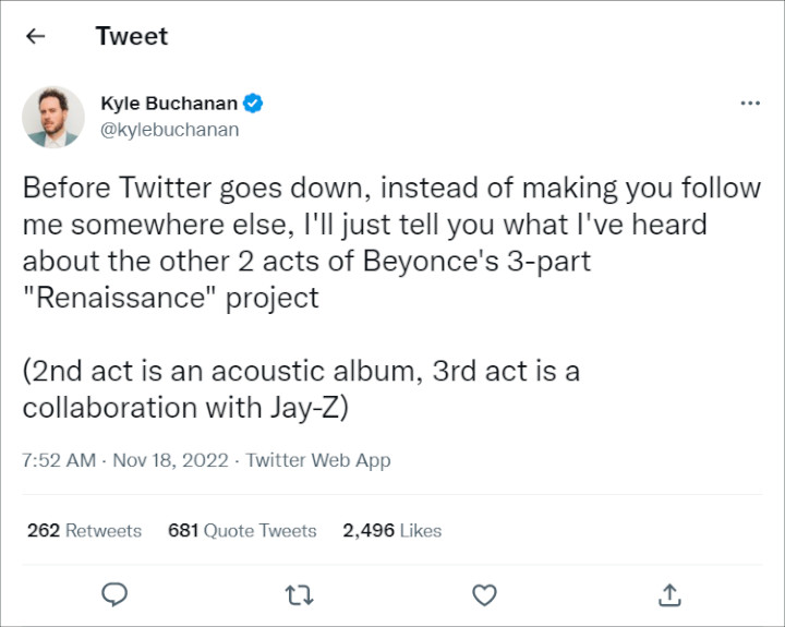 Kyle Buchanan's tweet
