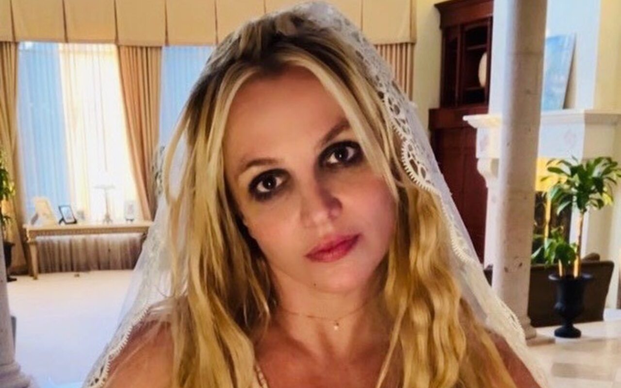 Britney Spears Says She Marries Herself as She Wears Wedding Veil in New Instagram Pic 