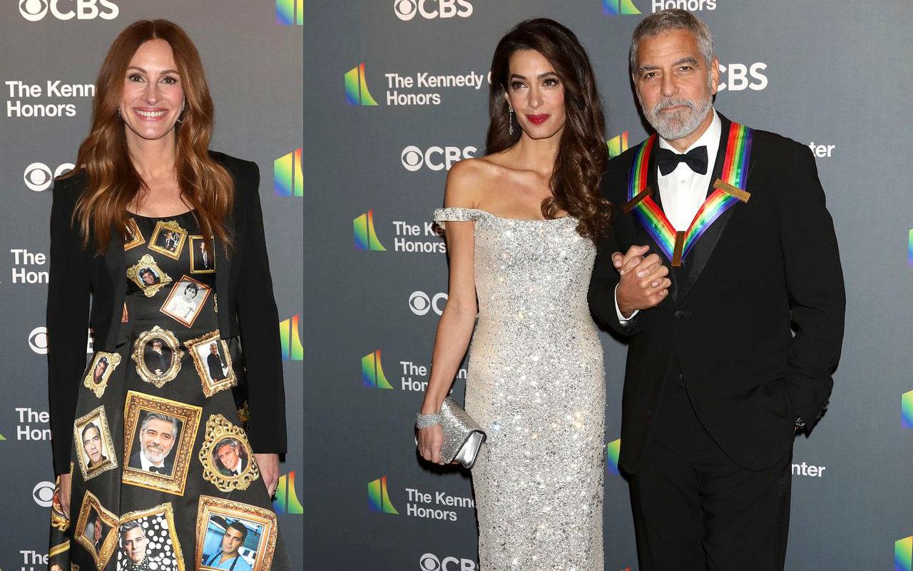 Julia Roberts Honors George Clooney With Her Dress at Kennedy Center Honors
