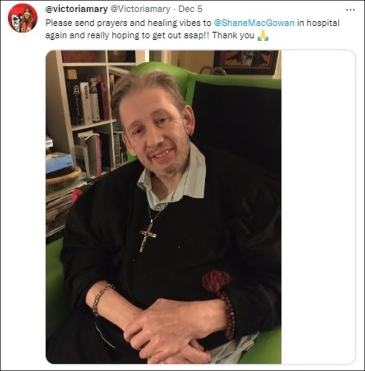 Shane MacGowan's wife asks for prayers