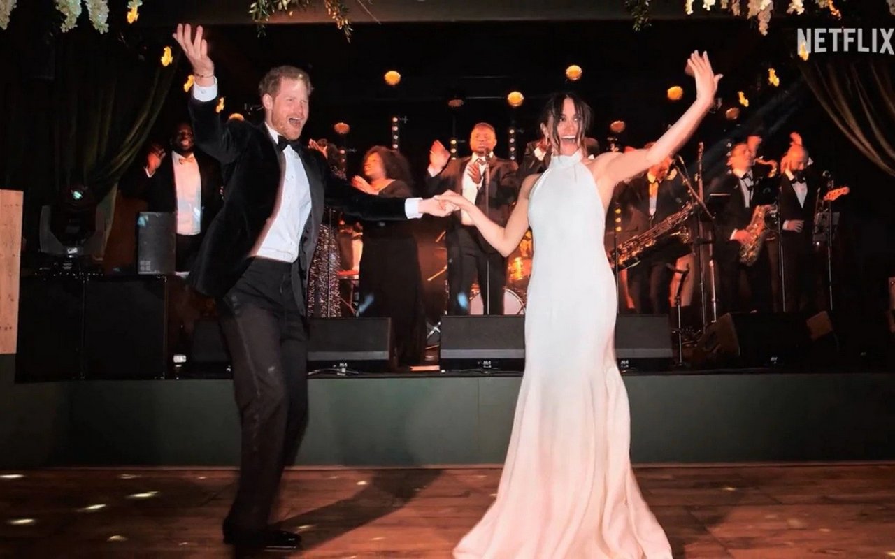 Prince Harry and Meghan Markle Show Unseen Pics of Their First Dance After Royal Wedding