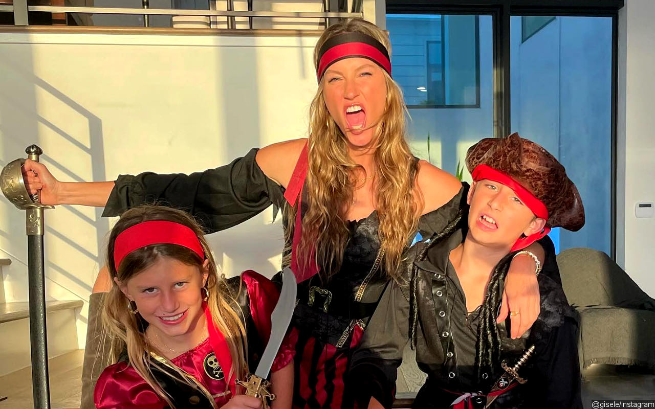Gisele Bundchen All Smiles During Fun Day With Kids at Waterpark After Tom Brady Divorce