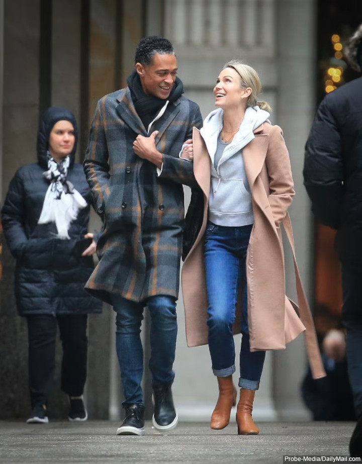 Amy Robach and T.J. Holmes' Lunch Date
