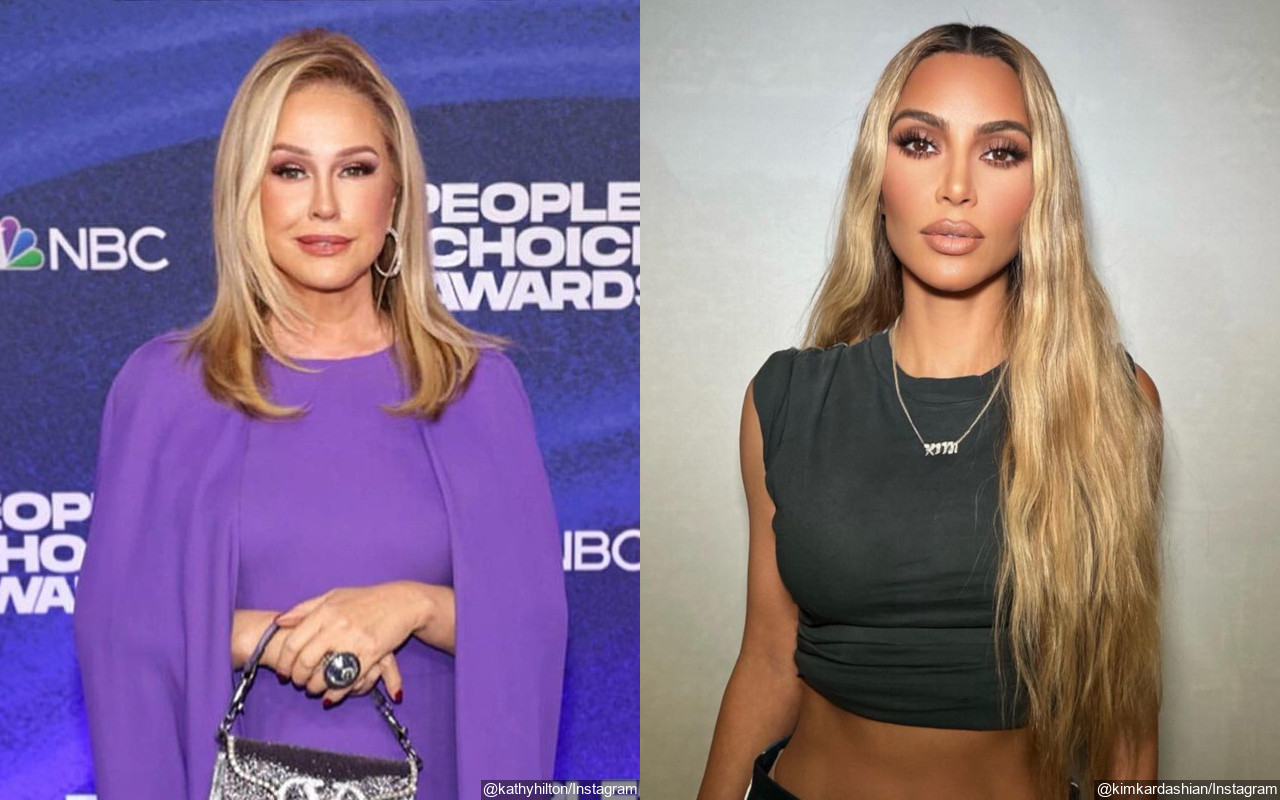 Kathy Hilton Defends Kim Kardashian Against 'Silly' Backlash Over Her Christmas Party Outfit