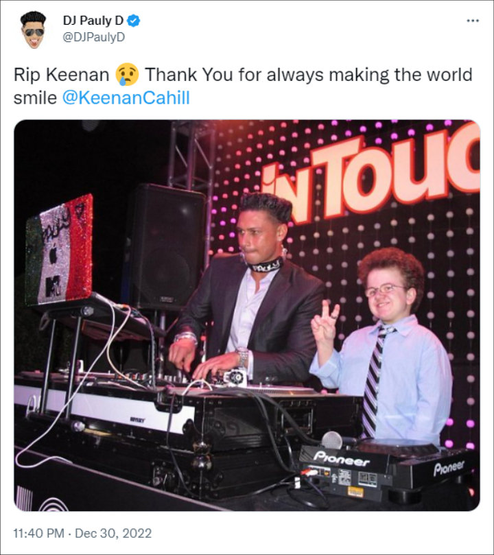 DJ Pauly D's tweet