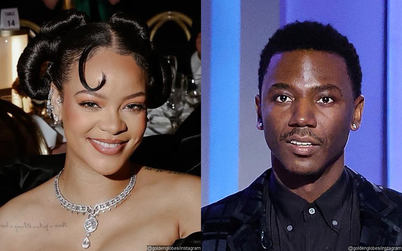 Rihanna Reacts to Jerrod Carmichael's Joke About Fans' Demand for Her New Album at Golden Globes