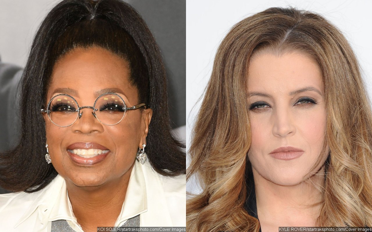 Oprah Winfrey Leaves White Flowers on Lisa Marie Presley's Newly-Unveiled Tomb