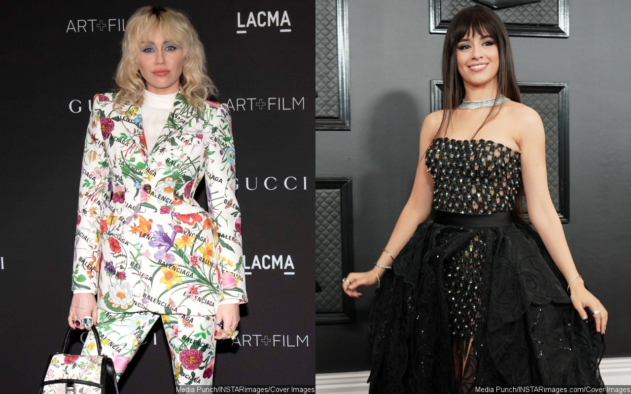 Report: Miley Cyrus and Camila Cabello Working on Collaboration Together