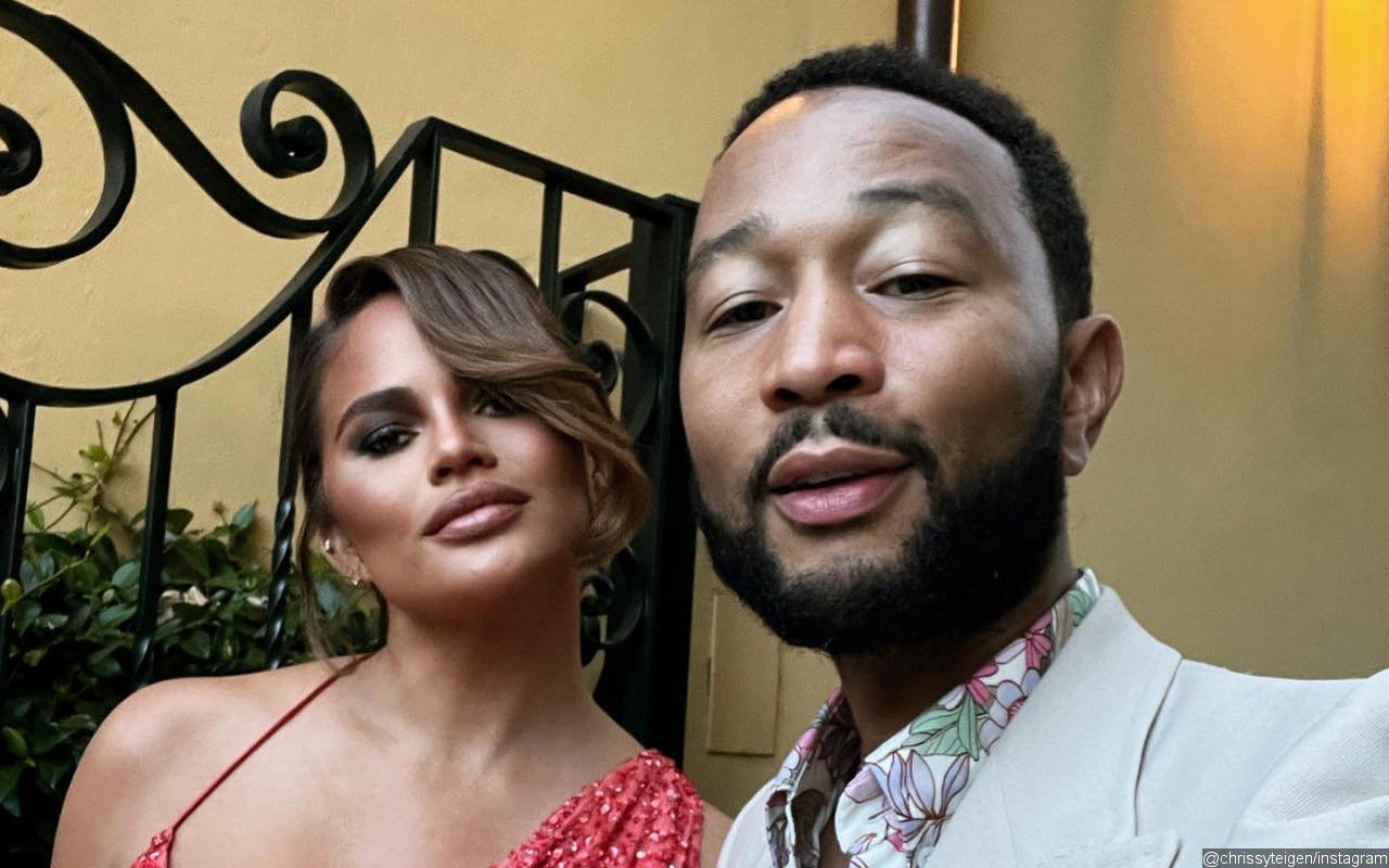 Chrissy Teigen Reveals Her and John Legend's Baby Esti's Face in Adorable Picture
