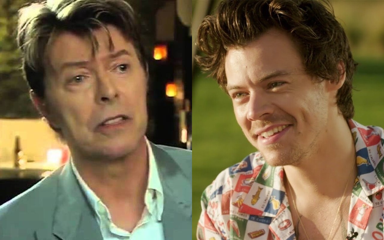 David Bowie's Pal Scoffs at Harry Styles Comparison: He's Not Even Worthy of Bowie's Shoes