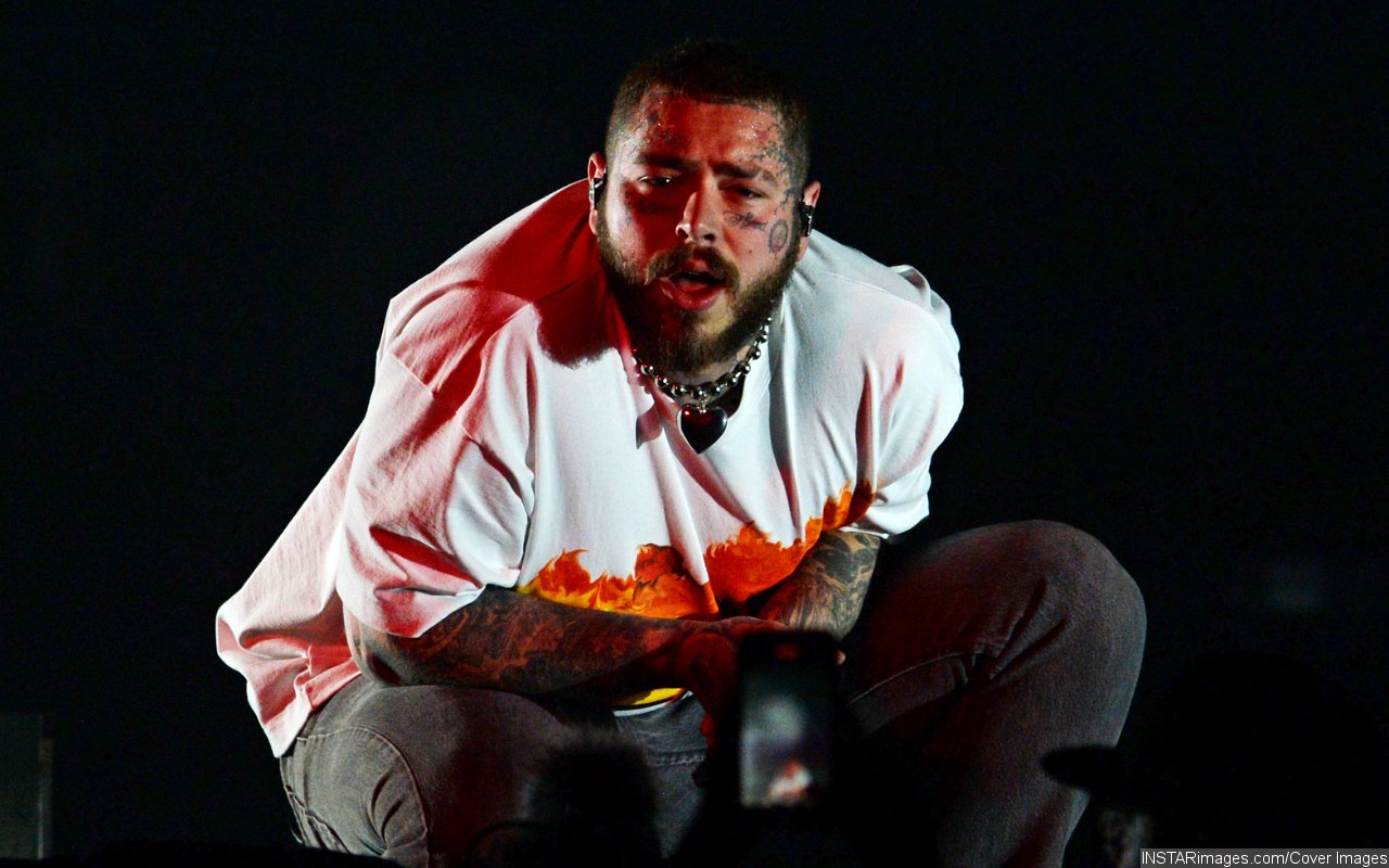 Post Malone Bizarrely Drinks Beer From Fan's Worn Shoe After Sparking Concern With Skinny Look