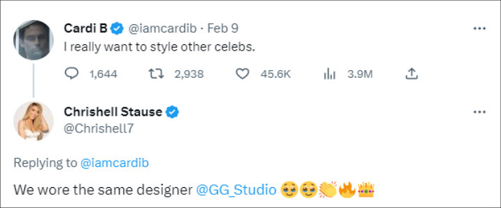 Chrishell Stause's Responds to Cardi B's Tweet