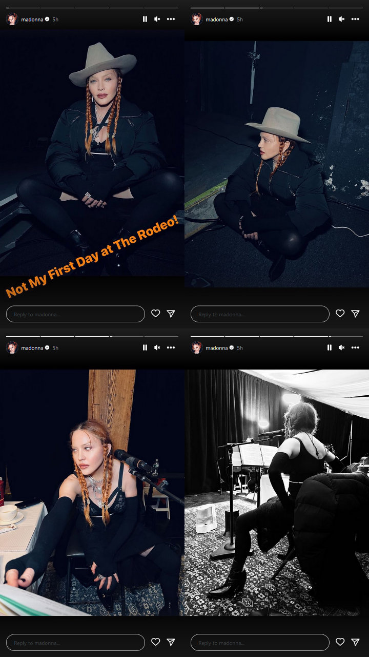 Madonna via IG Story