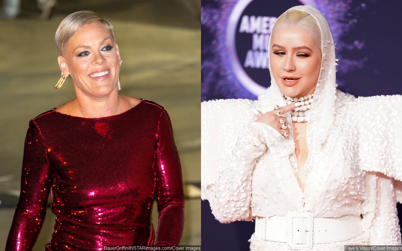 Pink Appears to Shade Christina Aguilera When Talking About Their Collab 'Lady Marmalade'