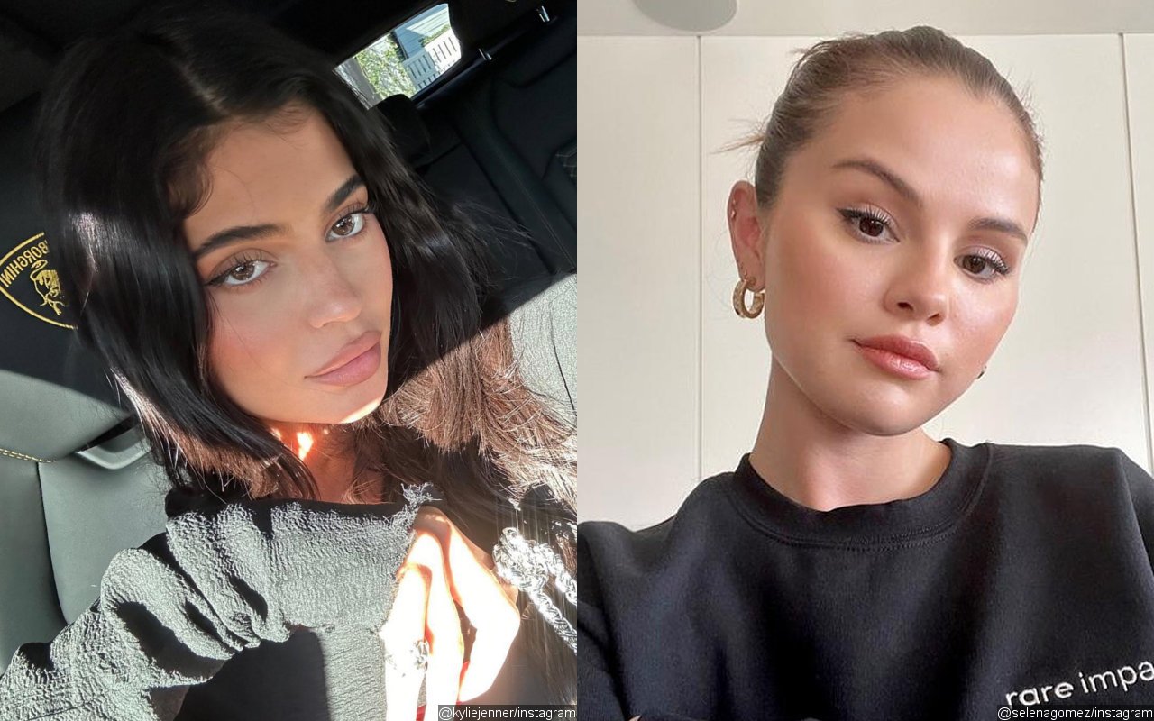 Kylie Jenner Denies Shading Selena Gomez With Eyebrows Post