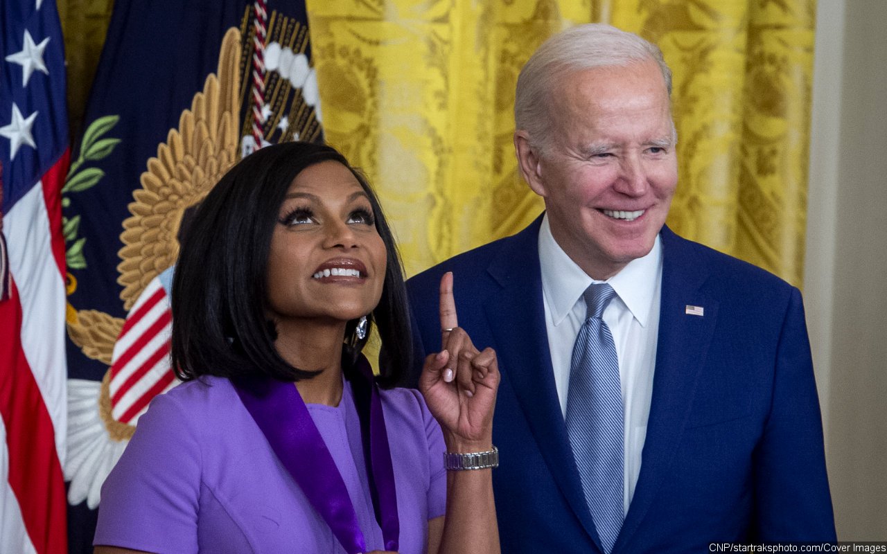 Mindy Kaling Honored With the National Medal of Arts by President Joe Biden