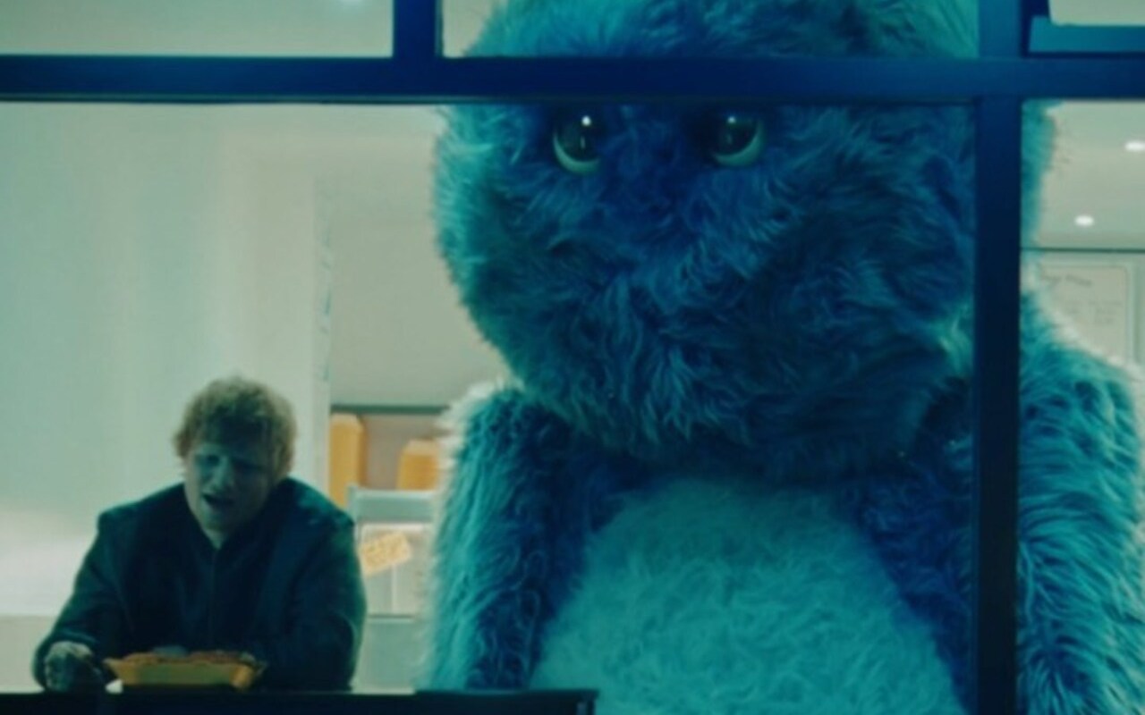Ed Sheeran Haunted by Huge Monster in 'Eyes Closed' Music Video