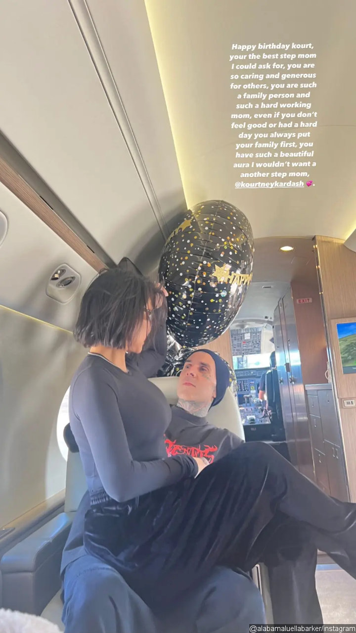 Alabama Barker's Instagram Story Photo