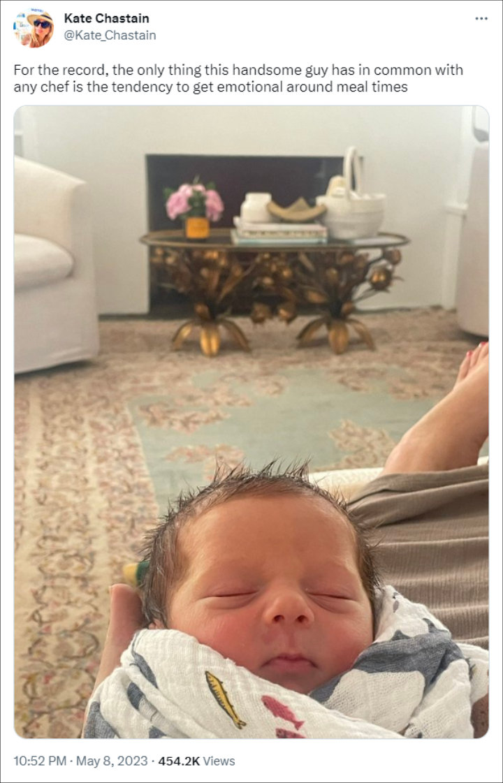 Kate Chastain's tweet