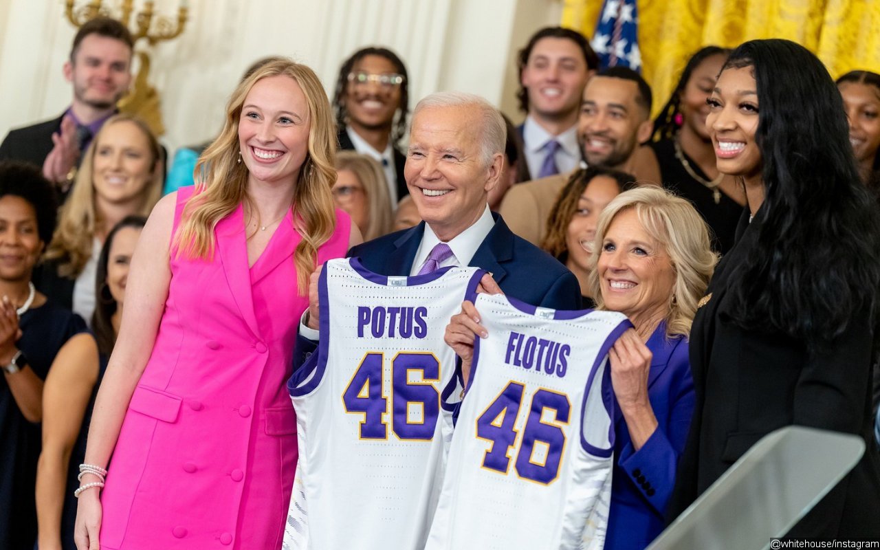Angel Reese Shares Hug With Jill Biden During LSU's Visit to White House After Invite Debate