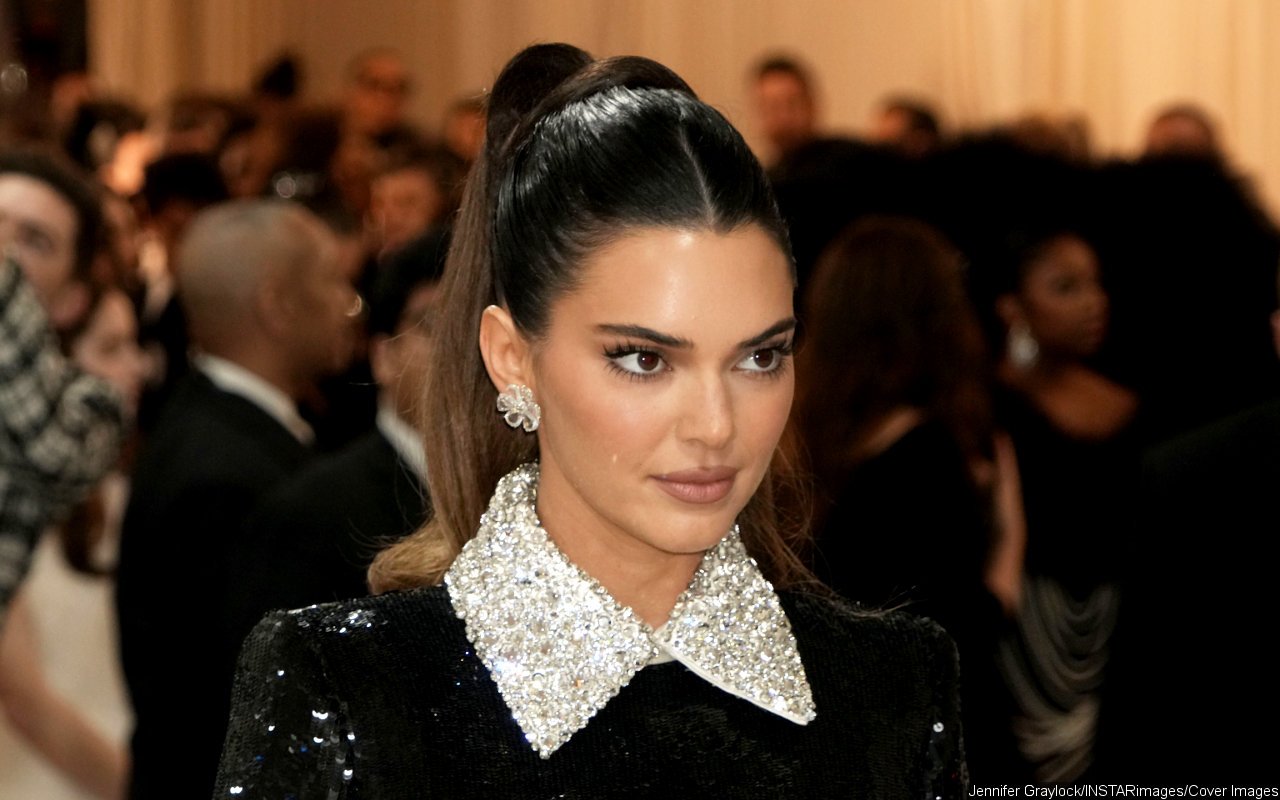 Kendall Jenner Barely Covers Her Breasts in Tiny Dress During European Vacay