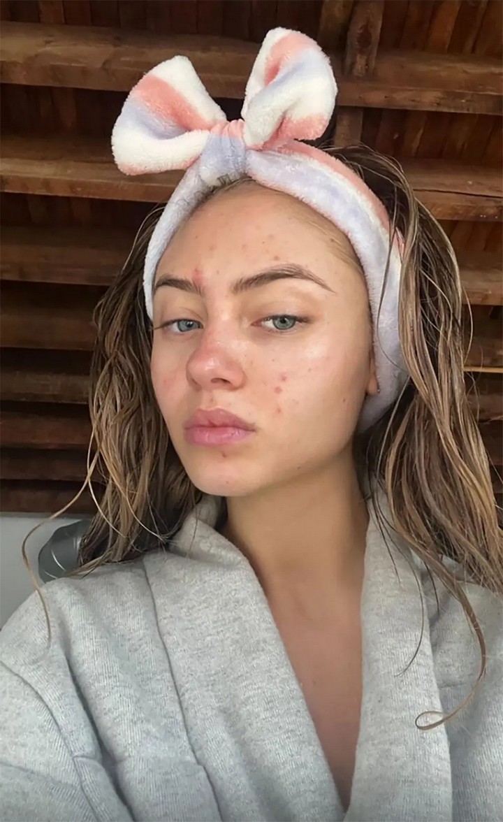 Leni Klum shares a makeup-free selfie