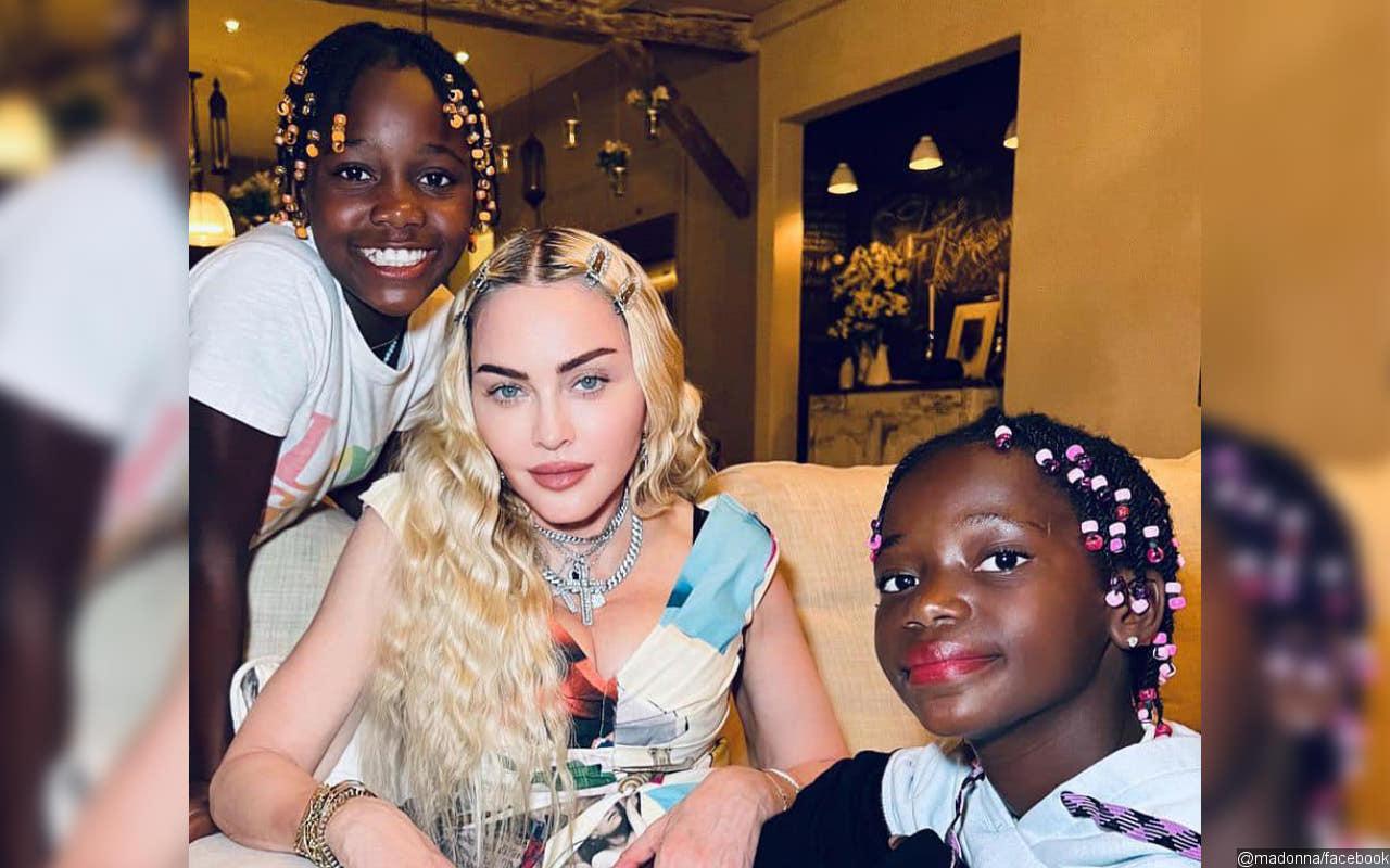 Madonna's Daughters Stella and Estere Keep Low Profile Near Her NYC Home Amid Health Scare