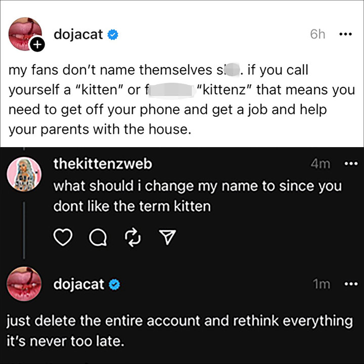 Doja Cat Threads