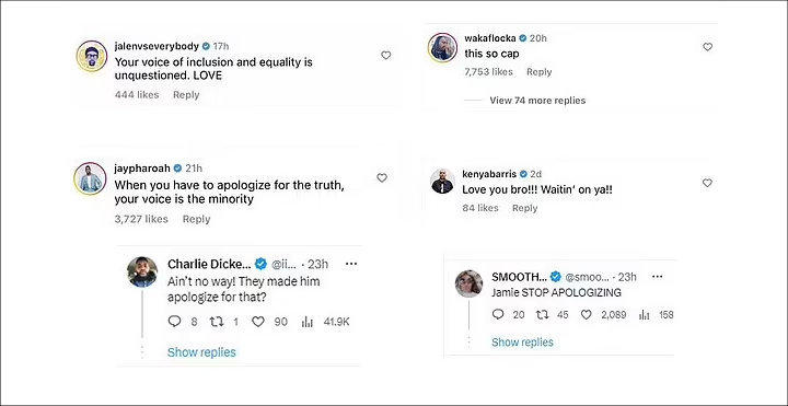 Stars Defended Jamie Foxx