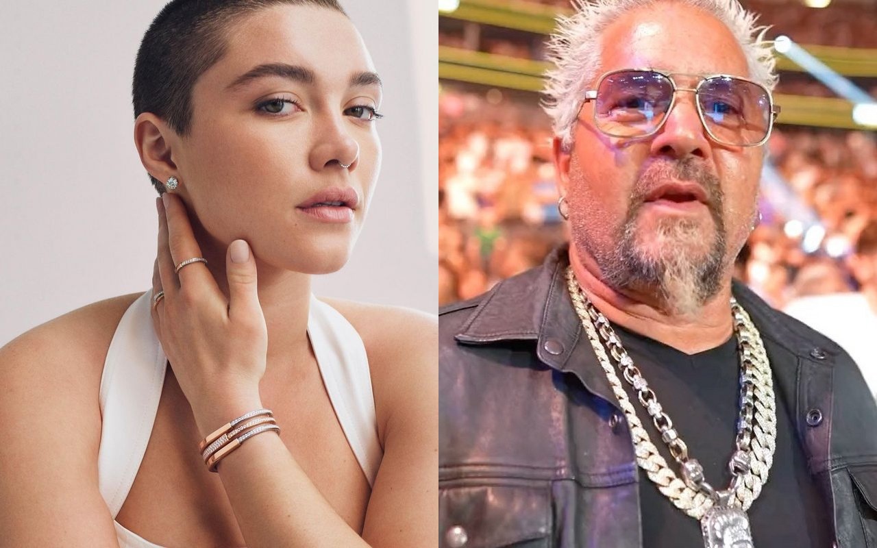 Florence Pugh Compares Herself to Guy Fieri Due to Their Similar Buzz Cut