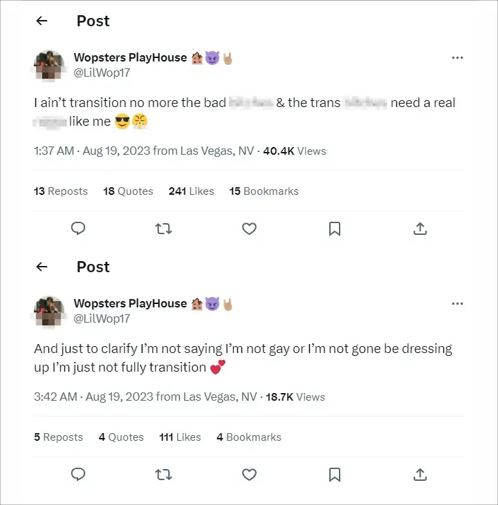 Lil Wop's Tweets