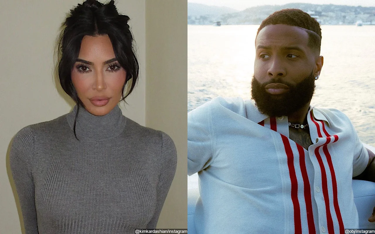 Report: Kim Kardashian Hanging Out With NFL Player Odell Beckham Jr.