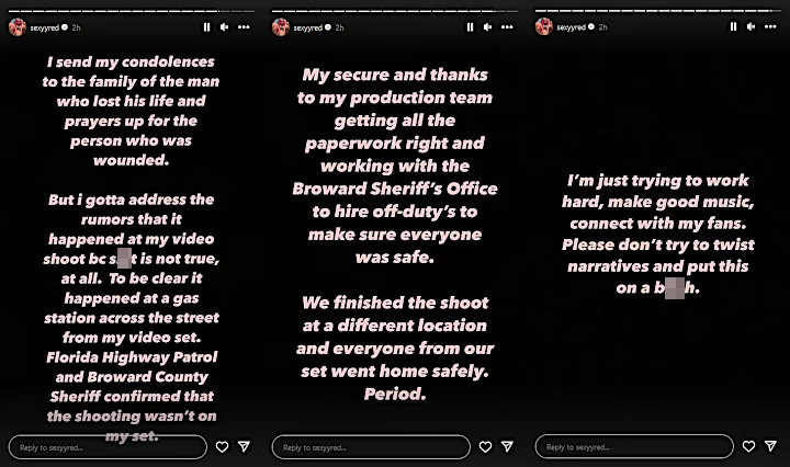 Sexyy Red's IG Story