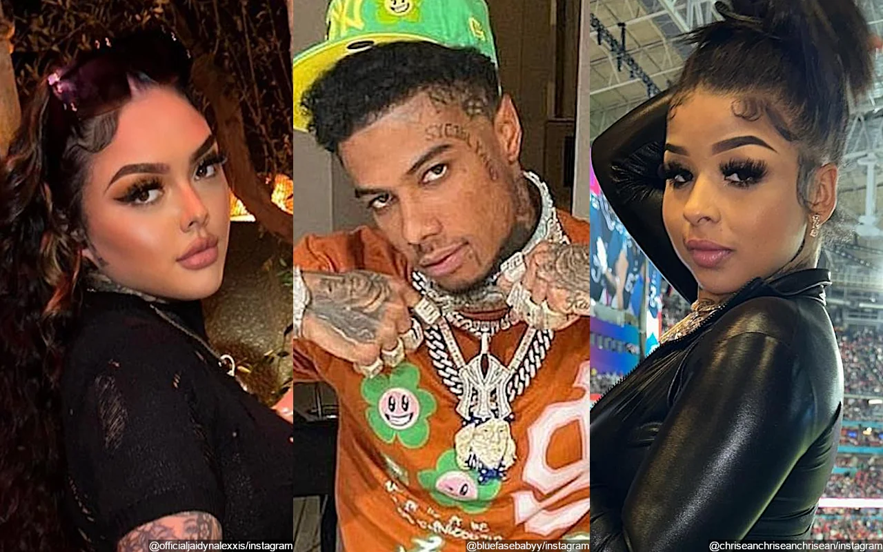 Blueface's BM Jaidyn Alexis Fumes After He Finally Sees Chrisean Rock's Son