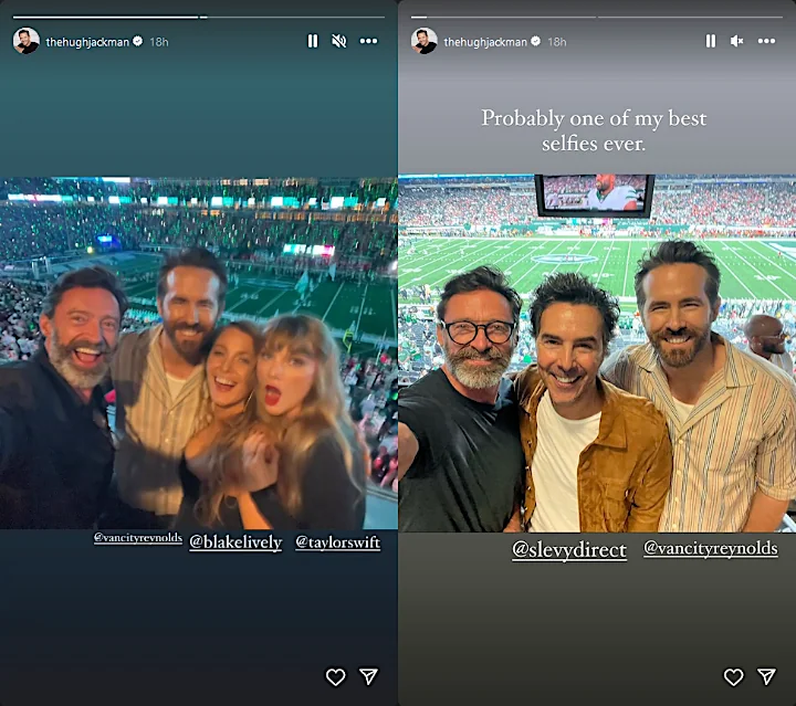 Hugh Jackman's IG Stories