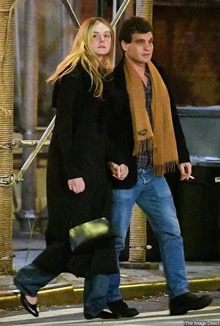 Elle Fanning and Gus Wenner Holding Hands in NYC