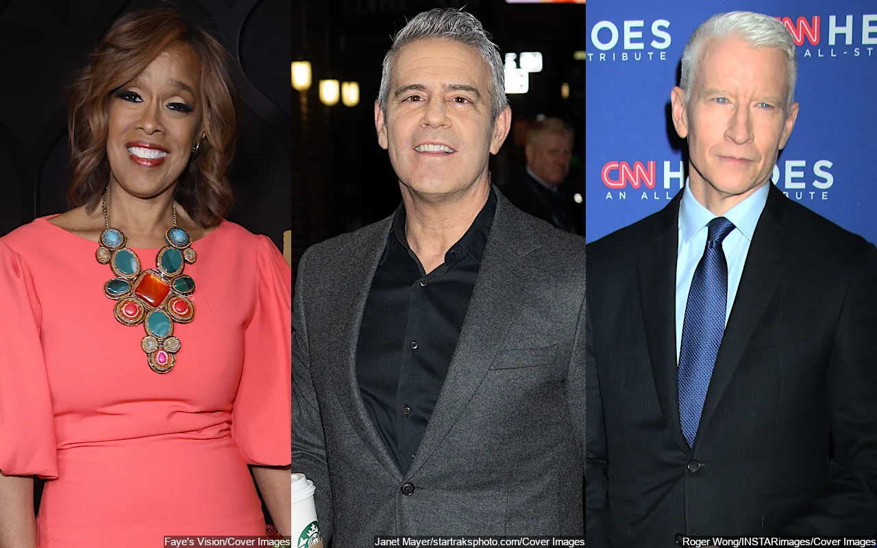 Gayle King's NSFW Question to Andy Cohen Makes Anderson Cooper Spit Out Drink