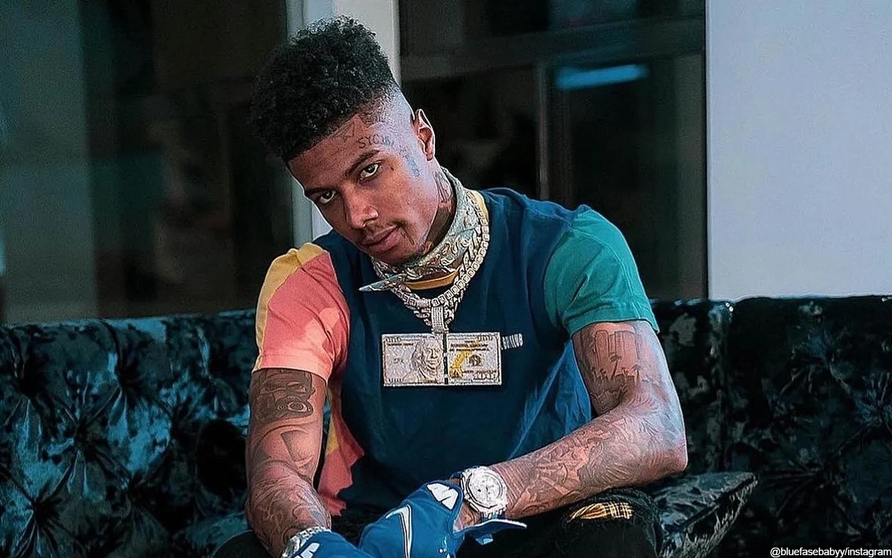 Blueface Orders Female Fan's Assault for Allegedly Throwing Ice on Stage