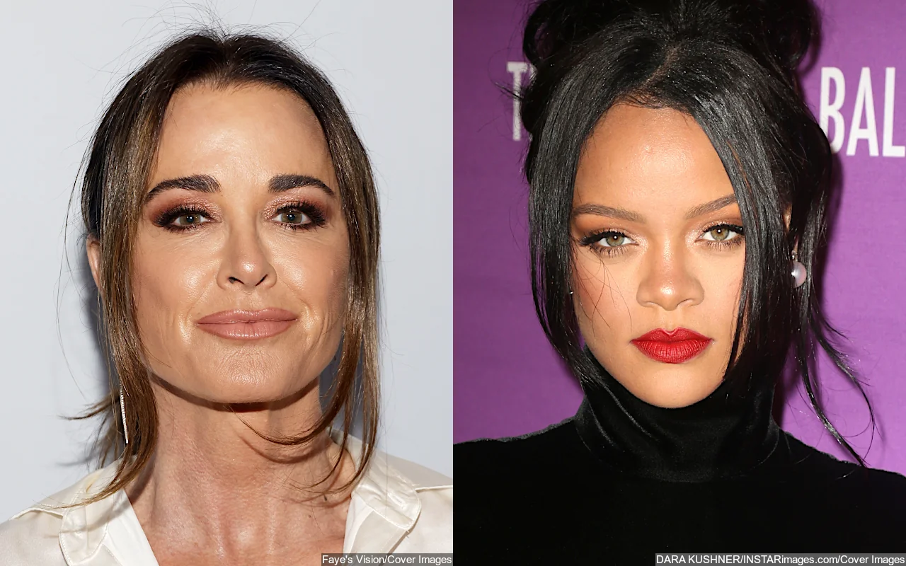 Kyle Richards Gushes Over 'Beautiful' Rihanna After Gifting Singer a Hat During Aspen Run-In