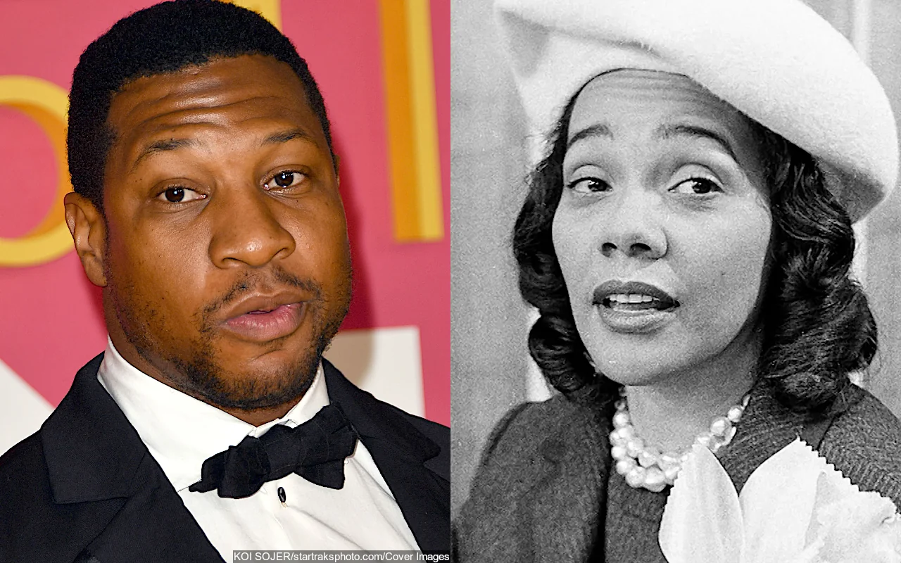 Jonathan Majors Defends Name-Dropping Coretta Scott King After Being Called Out by Her Daughter