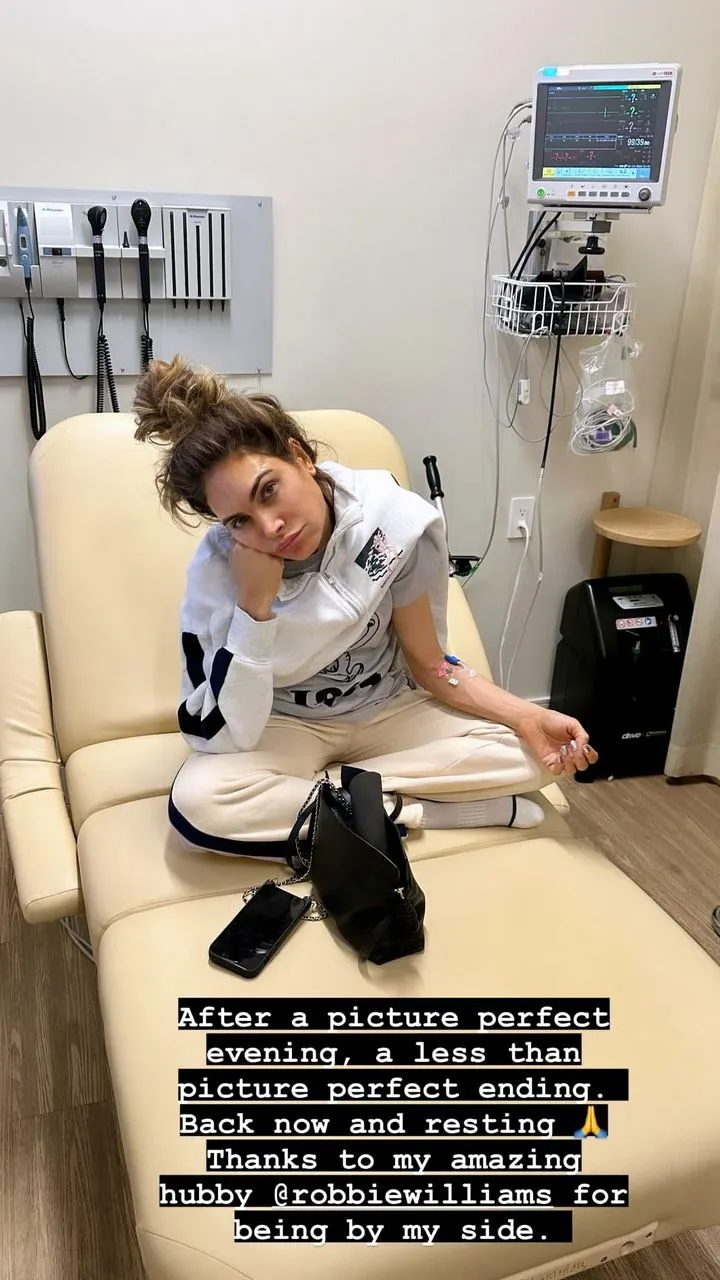 Ayda Field shares a picture from hospital