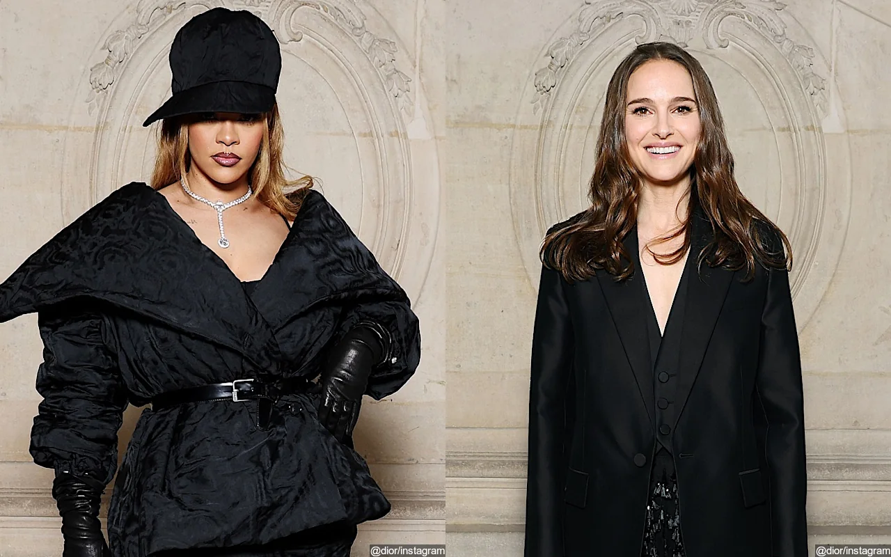 Rihanna Praises Natalie Portman for Her Hotness at Paris Fashion Week