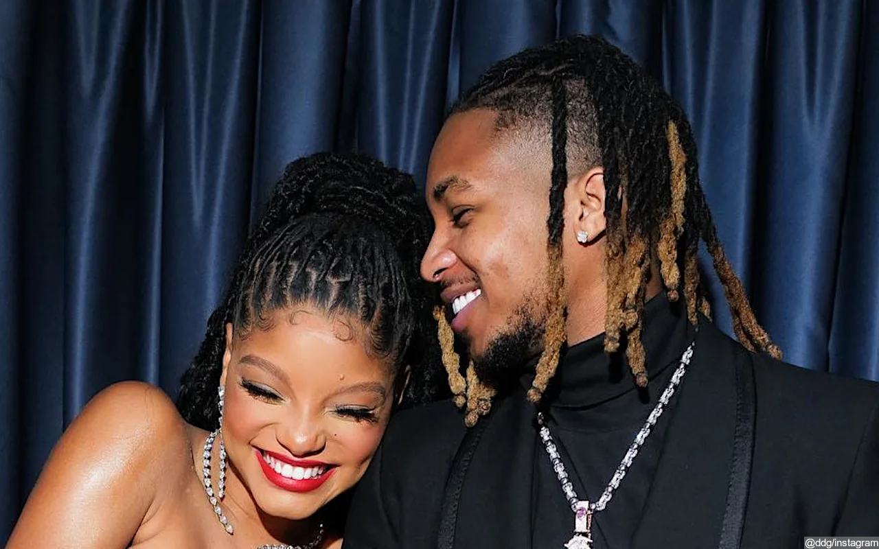Halle Bailey Shares New Picture With Her 'Boys' DDG and Newborn Son