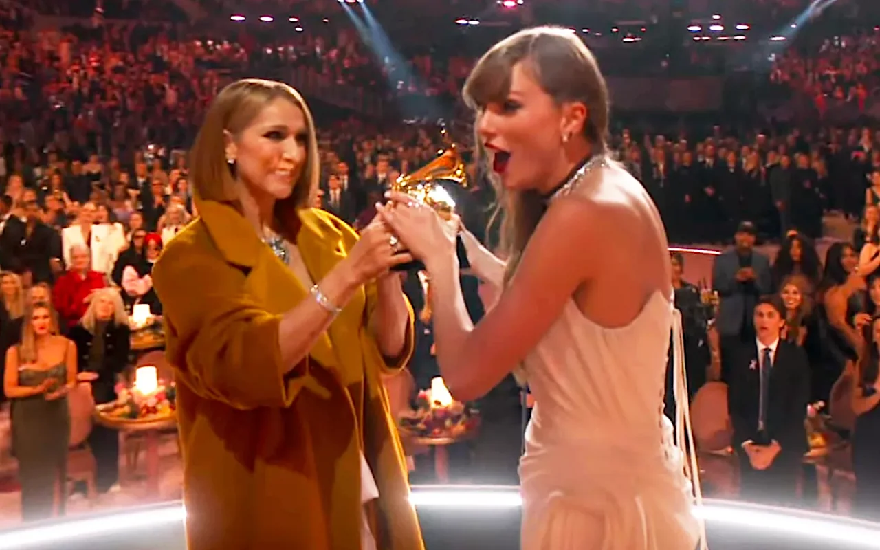 Taylor Swift and Celine Dion's Grammys Photo Is 'Damage Control' Following Snub Backlash
