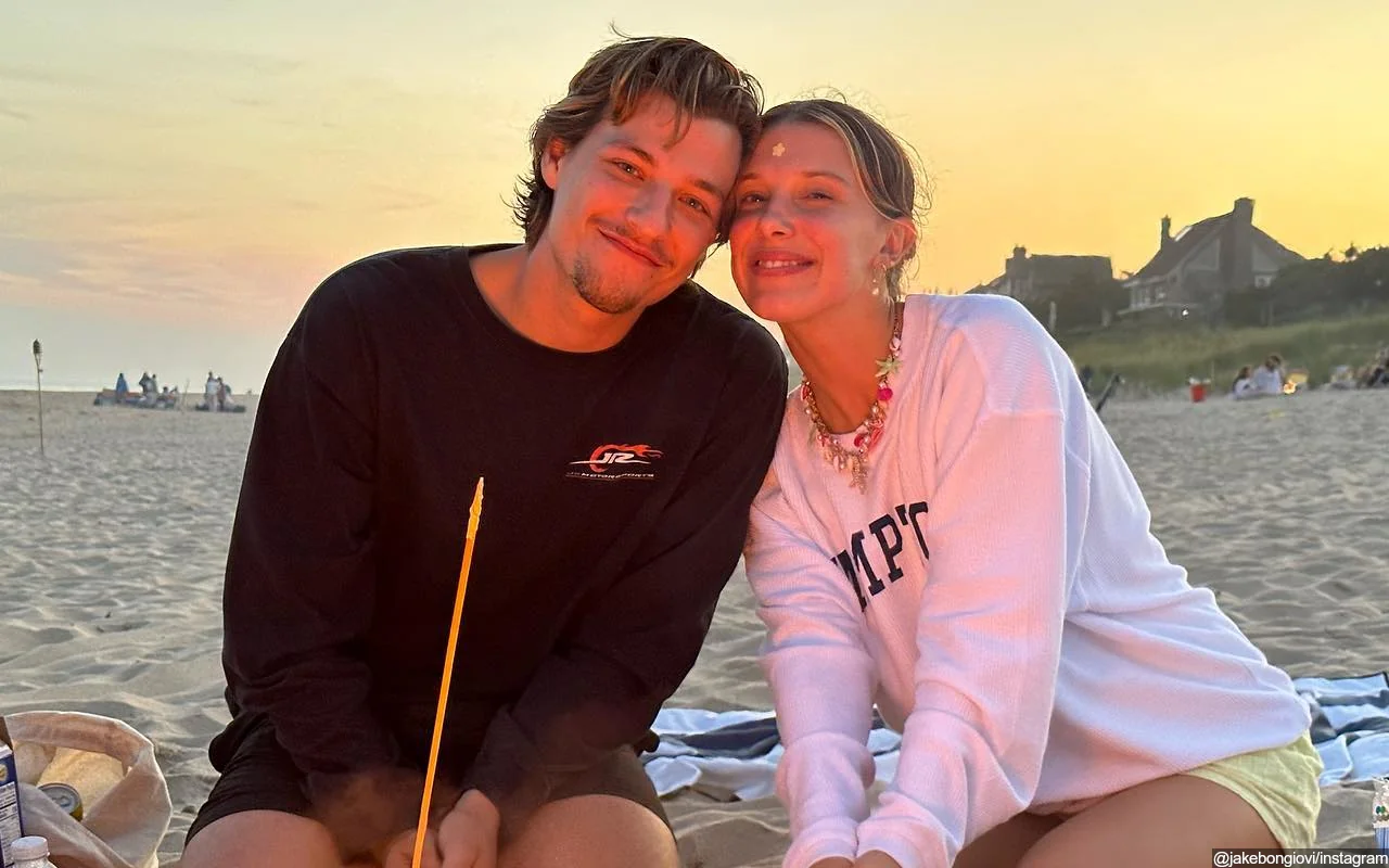Millie Bobby Brown and Jake Bongiovi All Smiles on First Valentine's Day as Engaged Couple