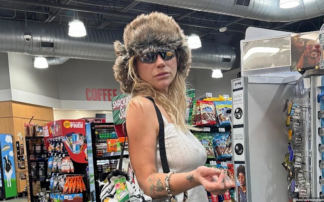 Kesha Ditches Her Top in Racy Photo as She Jokes About Living in 'a Hailey Bieber World'