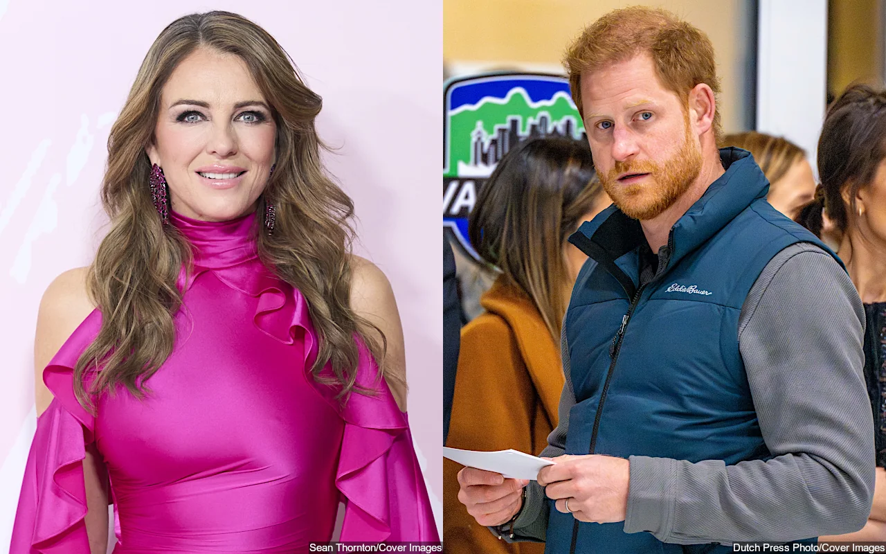 Elizabeth Hurley Labels Conspiracy Theories About Her Alleged Hookup With Prince Harry 'Ludicrous'