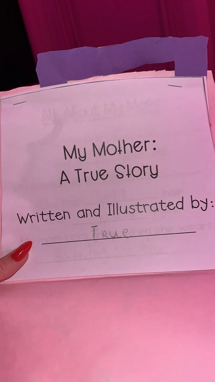 Khloe Kardashian shows off Mother's Day card from daughter True